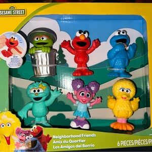 Sesame Street Colorful Character Playset - Neighborhood Friends